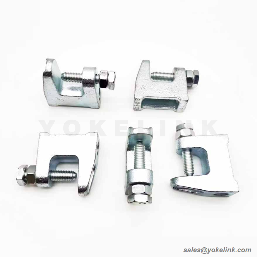 3/8'' Abrazadera para vigas de hierro maleable