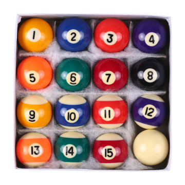 Billard Balls Set Children Billiards Pool Table Balls Bolas De Billar Polyester Resin Small Cue Balls Full Set Snooker Balls