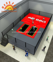 Airbag Themed Trampoline Park For Kids