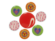 PU Dome Crystal Adhesive Label