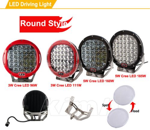 Automobile solar led work light