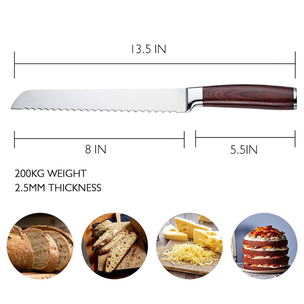 Super Sharp Blade Premium Design Kitchen Bread Knife