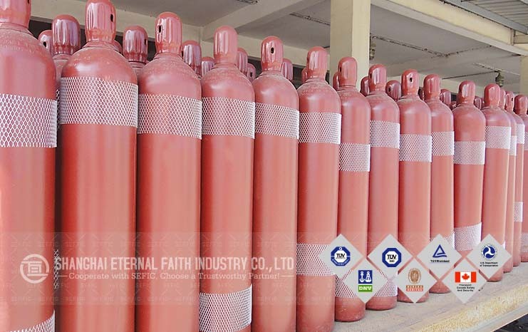pz27.8 GB 8335 Small size 2L 4L C2H2 acetylene gas cylinder