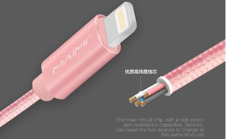 Kabel Iphone Dikepang Braided Iphone Cable