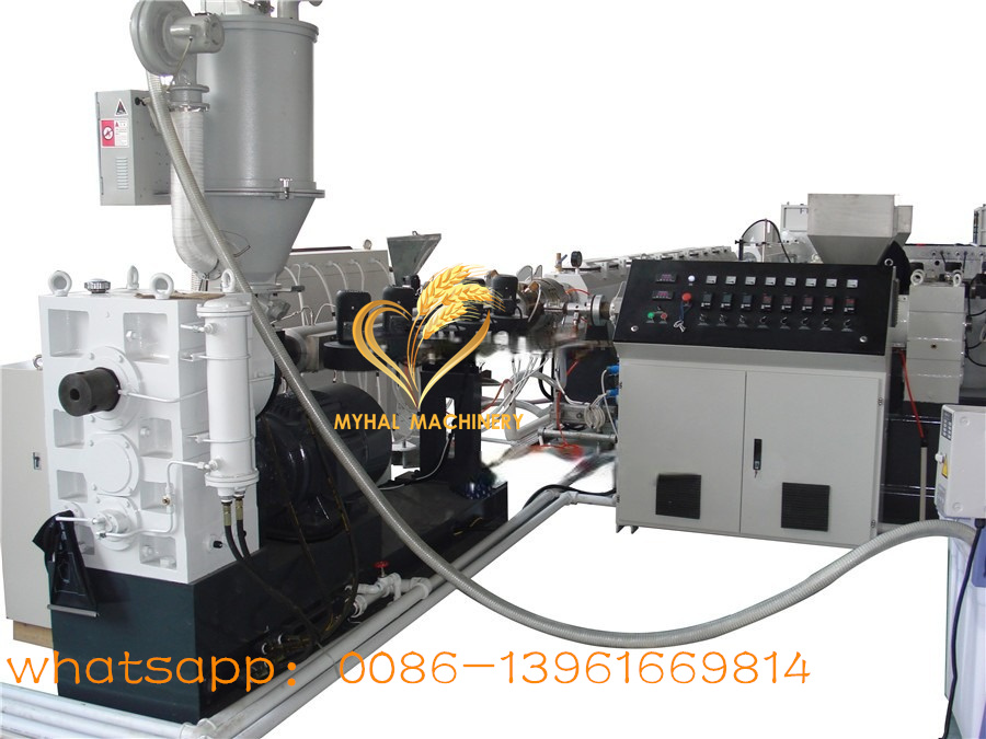 Spiral Steel Wire Reinforced Hose Extrusion Line cover Wire feeder