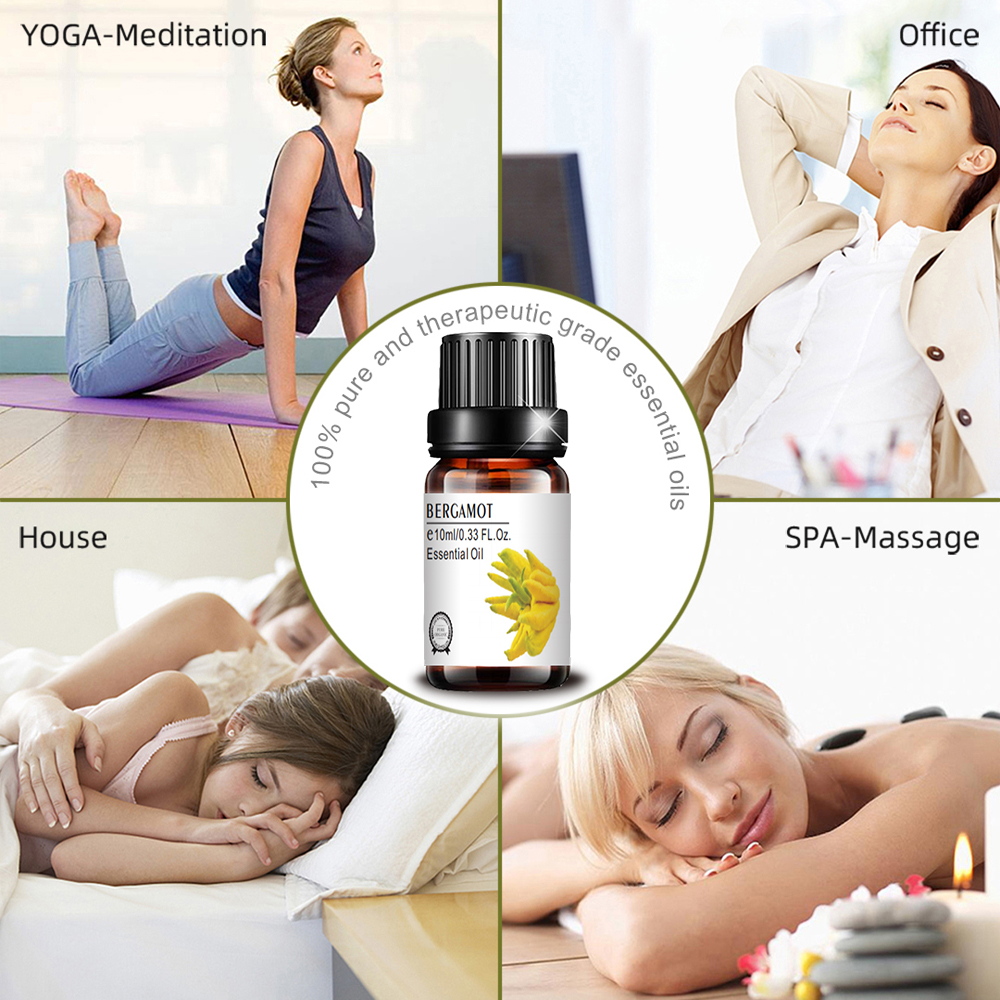 Jumla mpya ya diffuser aromatherapy bergamot mafuta muhimu