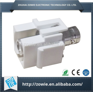 Flush type Keystone insert RCA to BNC jack