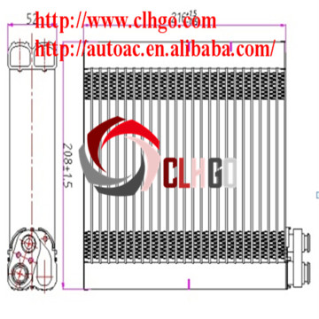 Universal Type Auto AC Evaporator/auto evaporator for Toyota land Cruiser