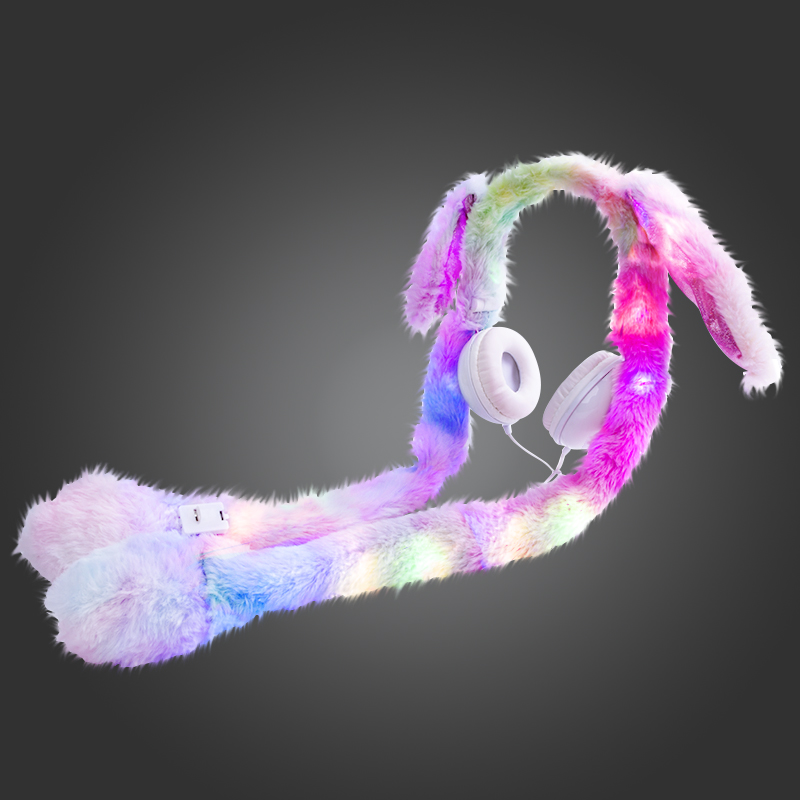 plush headphone with LED