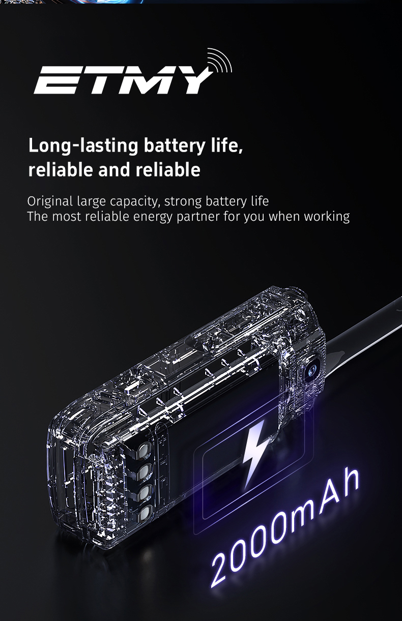 NXDN VHF/UHF Digital & Analog Portable Radios ET-D69 Walkie Talkie Handheld