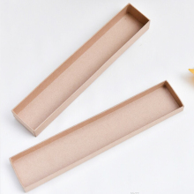 Printed Brown Kraft paper Jewerly Necklace Box