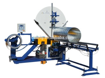 Spiral duct forming machine; Round duct forming machine