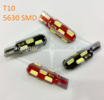 LED width light T10 W5W 195 5730 12 SMD Canbus LED car bulb LED light for car