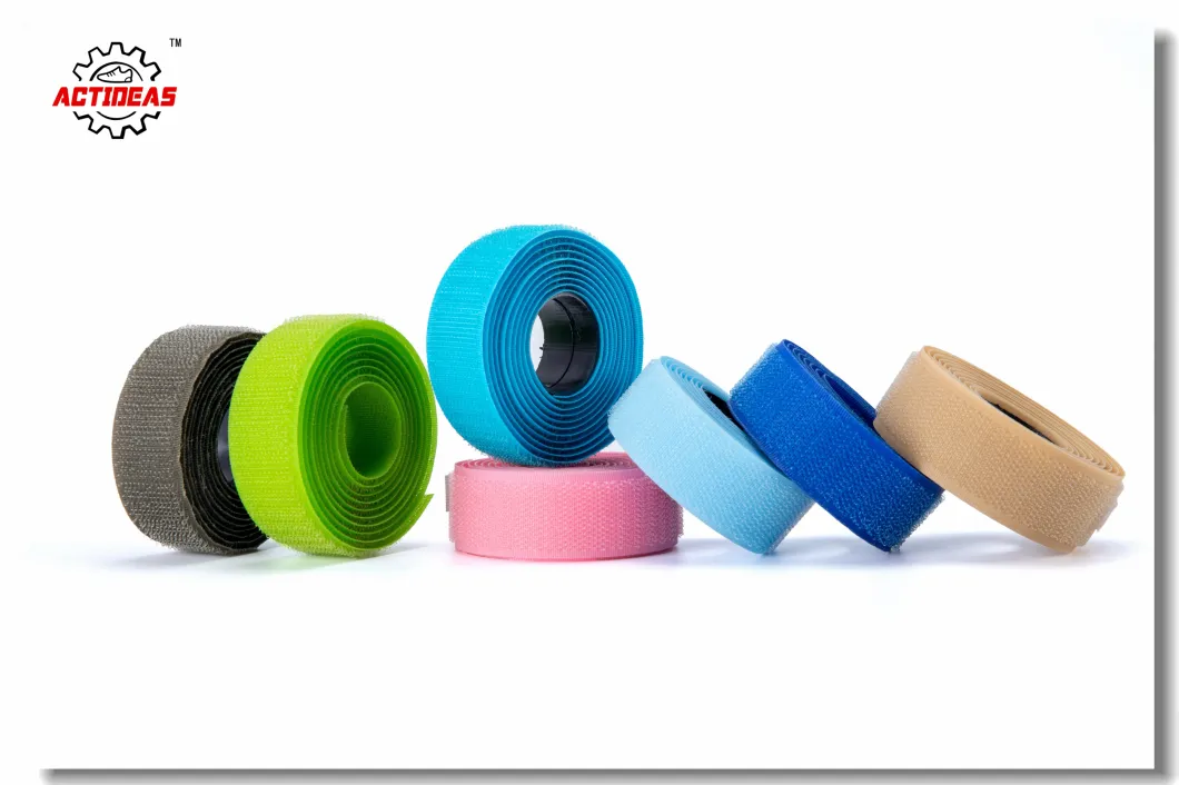 Nylon Material Fastening Strong Adhesive Excellent Abrasion Resistance Hook and Loop Tape Magic Tape