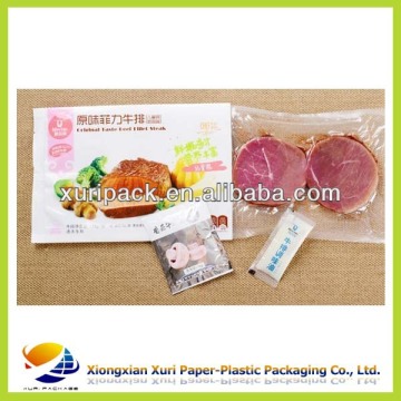 High barrier clear raw meat packaging