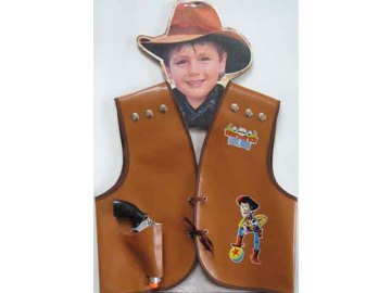 LEATHER COWBOY VEST