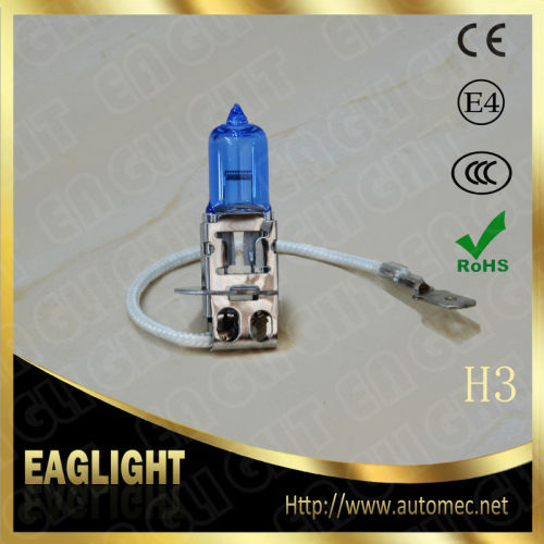 H3 PK22S 12V55W Blue E mark halogen automotive fog light bulbs