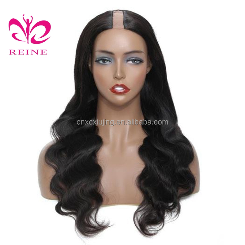 Reine Hair Body Wave U Part Wigs Body Wave Human Hair U Shape Wig Peruvian 28 30 Inch Remy Hair Wigs Glueless 150% 180%