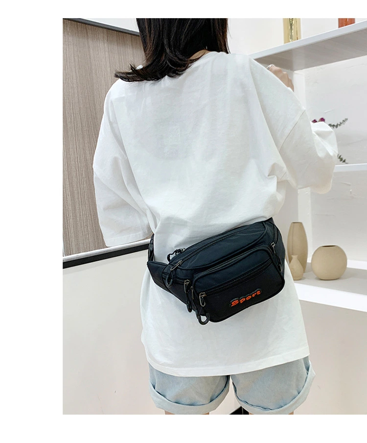 Customized Waist Bag Nylon Waterproof Outdoor Casual Women's Bag Multifunctional Waist Bag