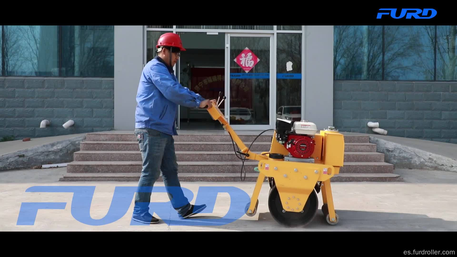 Compactador vibratorio de un solo tambor