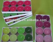 colorful tea light candle/scented tea light candle