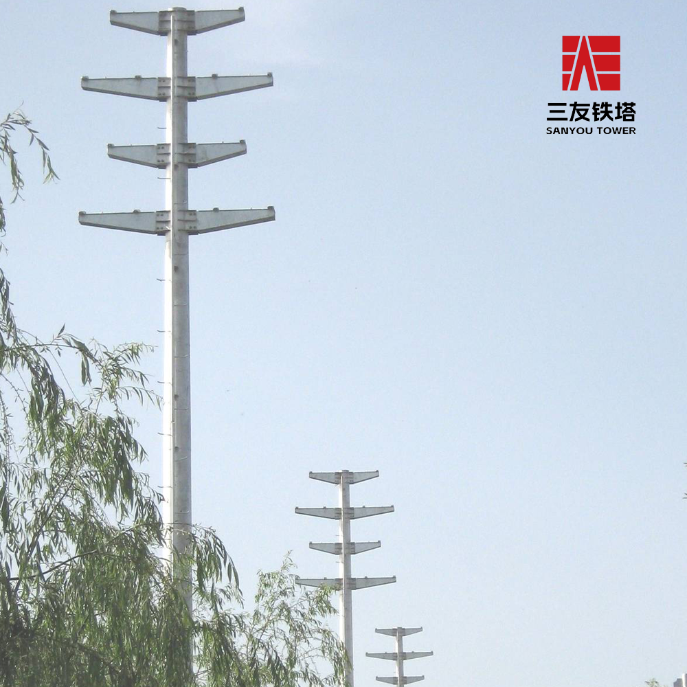 Прочный столб из стальной трубы для структурной поддержки Durable Steel Pipe Pole for Structural Support