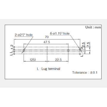 RS6011SP-serie schuifpotentiometer