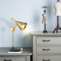 Lampes de table d&#39;appoint vintage LEDER