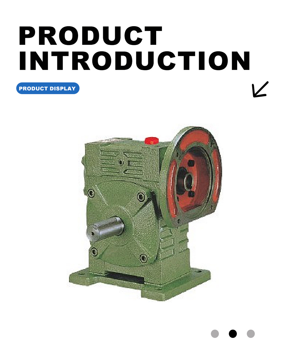 Червячный редуктор WPWDS X WPWDS Worm Wheel Reduction Gear Box X