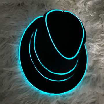 Custom Made Sombrero Light Up Fedora Hats - Flex Fit