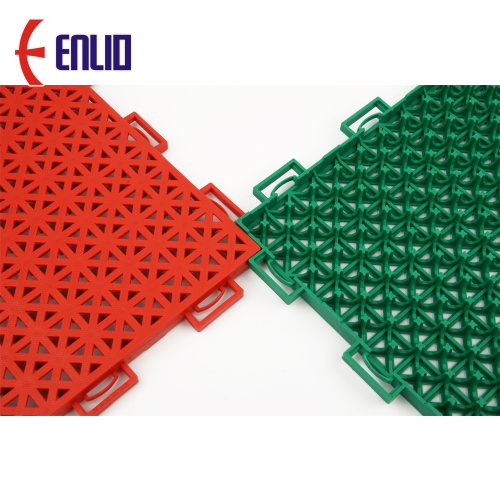 Modular PP Interlocking Tiles Lantai Bola Basket