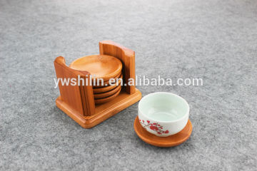 Hot Sales Bamboo Coaster holder Sets