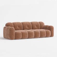 Modern Home Technology Velvet Fabric Sofa Living Room Sets Lounge Modular Sectionals Floor Couch Sofa