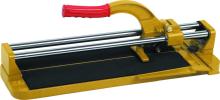 Mannal tile cutter with aluminium base