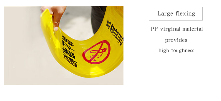 Commercial Caution Wet Floor Yellow Folding Sign Plastic A frame Wet floor caution sign customized safety warning sign