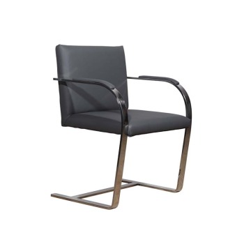 Brno Flat Modern Learher Bar Chair Replica