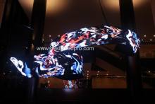 P6mm indoor flexible curved led screen