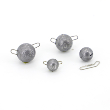 Wholesale 2-12G Fishing Cheburashka Sinker Jig Head Ball Drop Shot Saltwater Sinker