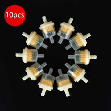 10PCS/Lot Fuel Gas Filter Car Dirt Bike Oil Filter Petrol Gas Gasoline Liquid Fuel Filter For Scooter Motorcycle Motorbike Parts