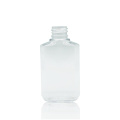 2oz 60ml botol PET oval plastik bening