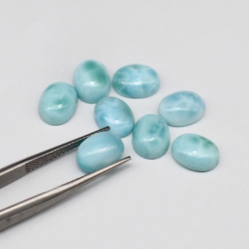 Top Quality Smooth Oval shape Larimar Cabochons
