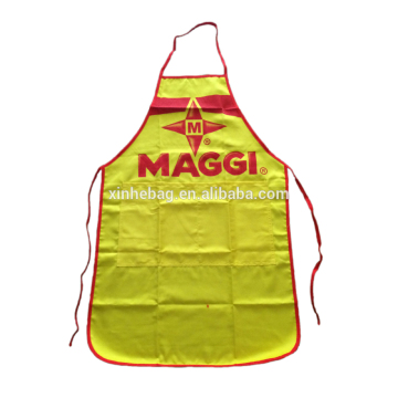 colored medium length kitchen apron