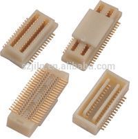 0.5mm 0.8mm 1.0mm 1.25mm gold plated male female board to board pcb connector to pcb board China factory