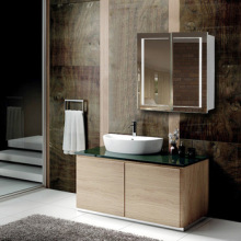 Wall mounted corner dubai cabinet bathroom mirror