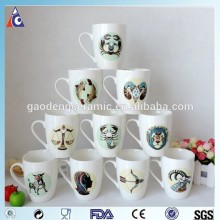 300ml white decal twelve constellations ceramic mug / zodiac mugs