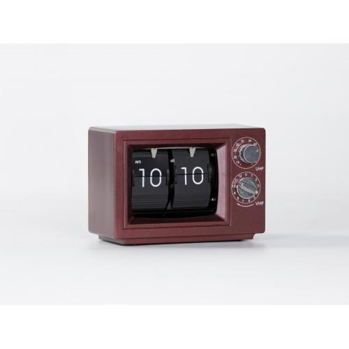 Mini Television Flip Clock With Light