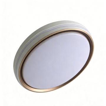 Indoor ceiling lighting with soft tones