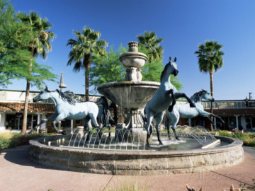 large garden decoration tin bronze bronze sculpture for horse fountain