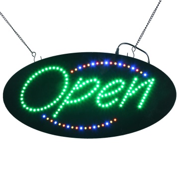 Hot Sale LED Open Business Hours Sign: Program Your Working Time Display Board