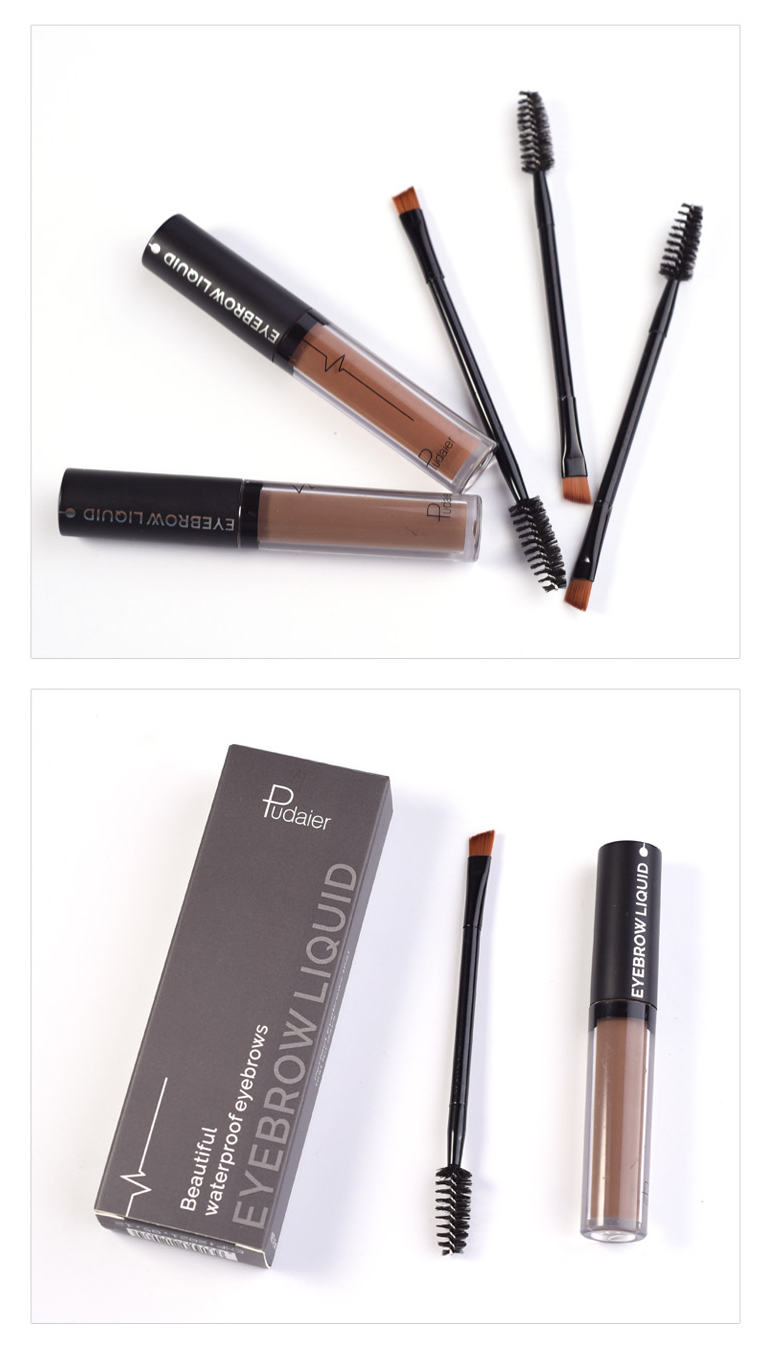 Pudaier Private Label Liquid eyebrow dry fast liquid eyebrow gel your own brand clear brow gel liquid